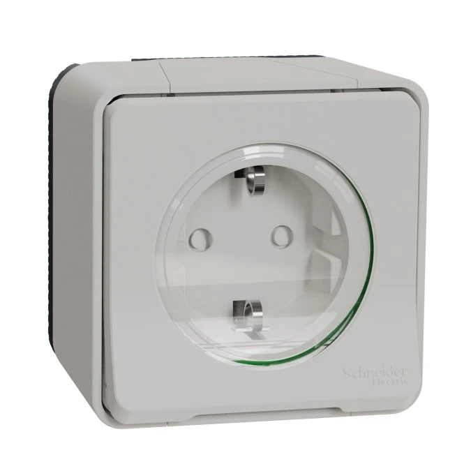 Mureva Styl Gniazdo 2P+PE schuko białe MUR39034 - obrazek 2