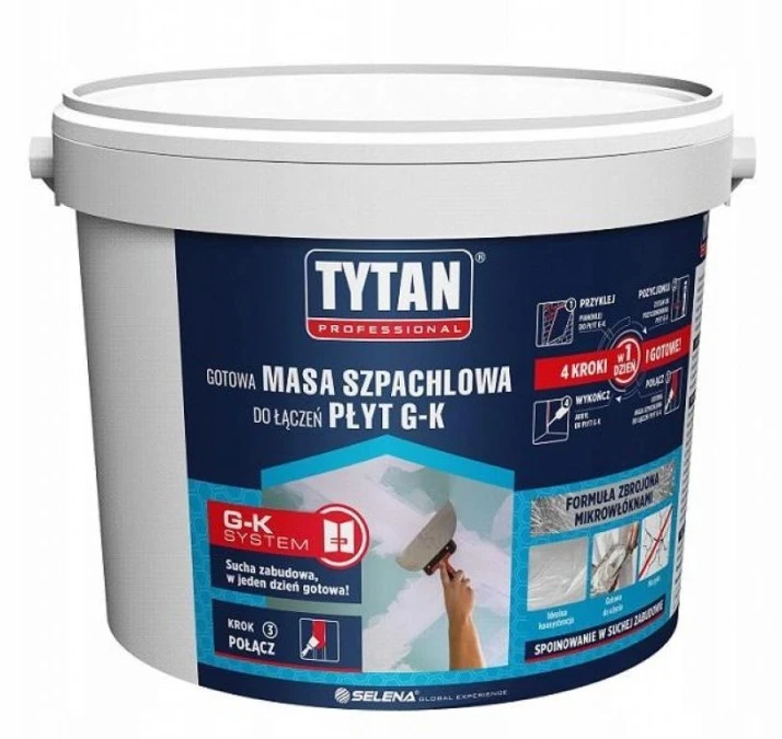 Masa do spoinowania płyt g‑k 5kg biała