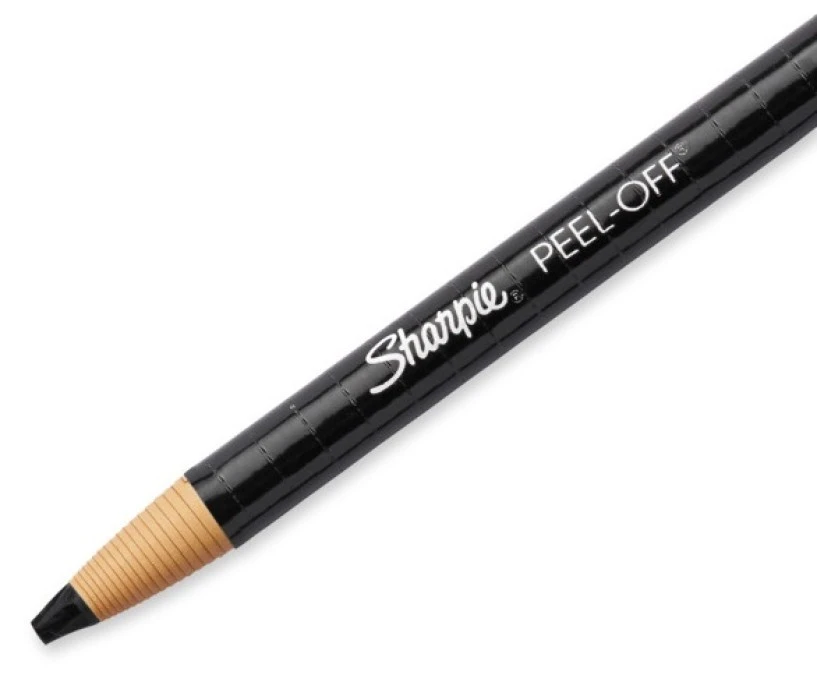 Marker woskowy Dermatograf 2,0mm czarny Sharpie China - obrazek 3