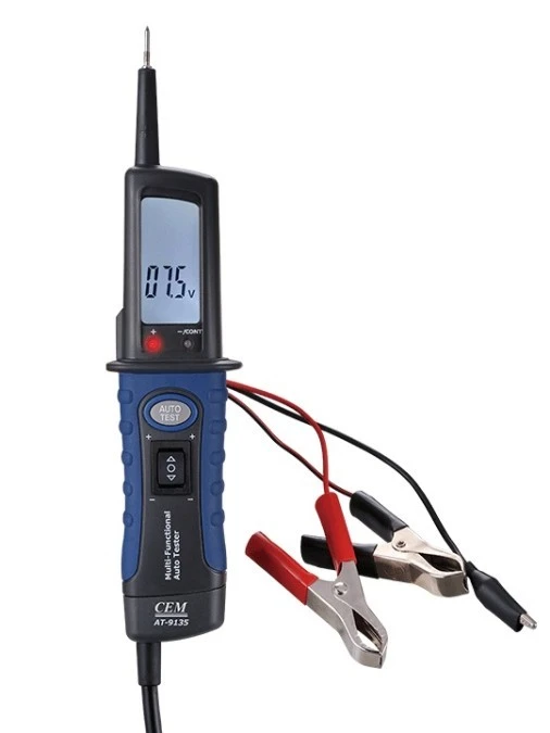 Miernik motoryzacyjny. Wielofunkcyjny tester obwodów samochodowych z wyświetlaczem LCD - obrazek 1