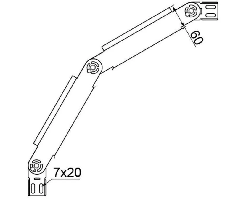 Łuk przegubowy typ LLBJ200H60 162701 - obrazek 2