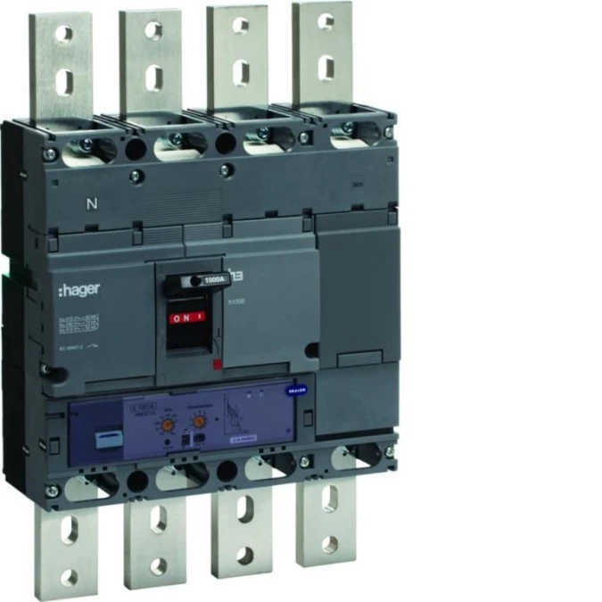 MCCB Wyłącznik mocy h1000 4P 50kA 1000A LSI HNE971H - obrazek 1