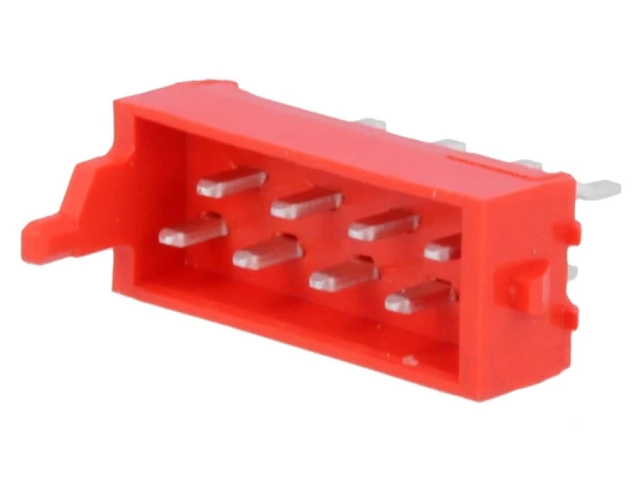 Micro‑MaTch gniazdo męskie 8‑PIN THT na PCB 1,5A Układ 2x4 7‑215464‑8 AMP‑7‑215464‑8 - obrazek 1