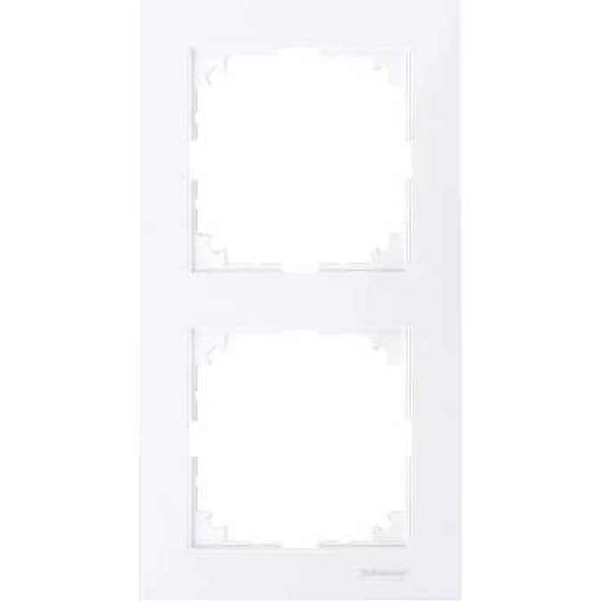 Merten M‑Pure Ramka podwójna biała active MTN4020‑3625 - obrazek 1