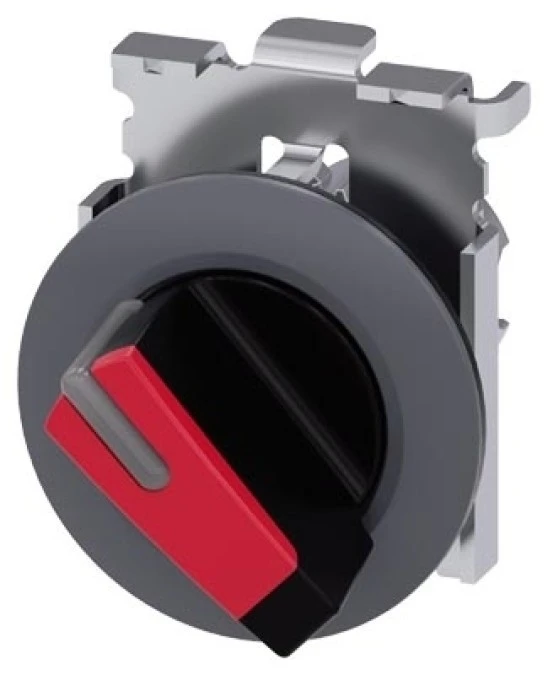 Napęd przełącznika 2 położeniowy O‑I 30mm czerwony z podświetleniem z samopowrotem metal mat IP69k SIRIUS ACT 3SU1062‑2DC20‑0AA0 - obrazek 3