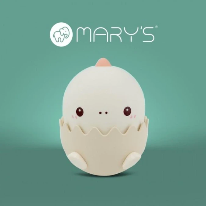 MARYS lampka nocna LED Baby dino RGB różowy MW20793 - obrazek 1