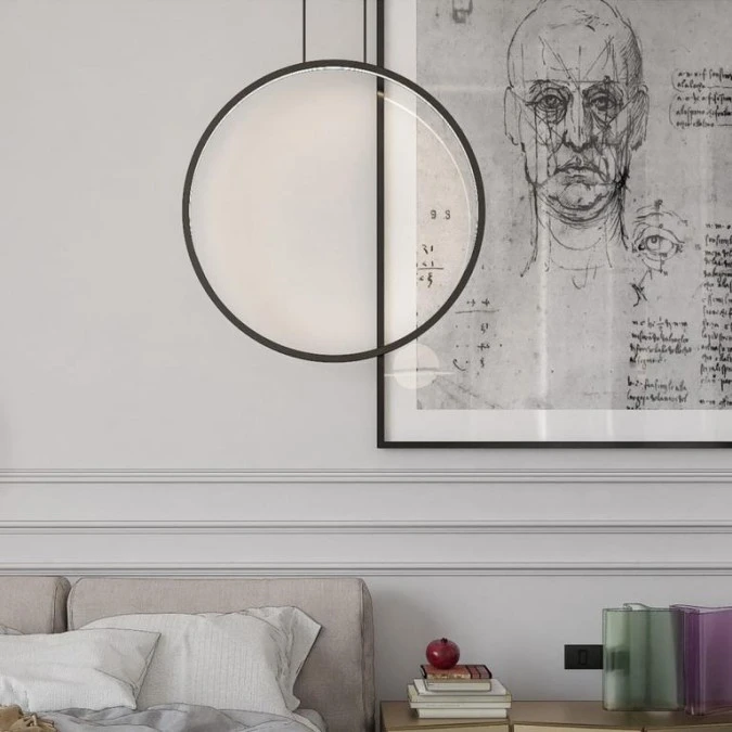 Mała lampa wisząca Mirror S czarna do nowoczesnej łazienki IP44 LP‑999/1P S BK CCT Light Prestige - obrazek 3