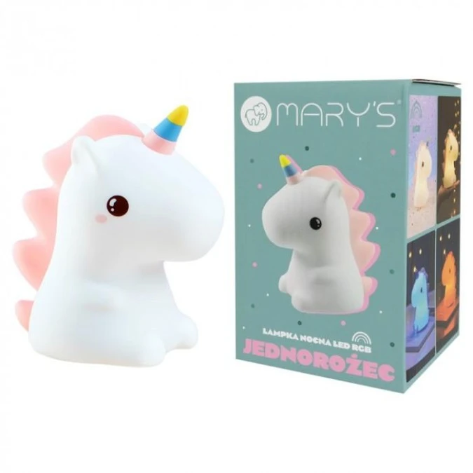 MARYS LAMPKA NOCNA LED RGB JEDNOROŻEC - obrazek 3