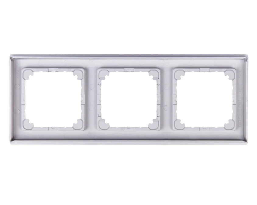 Merten M‑Plan Ramka potrójna aluminium MTN486360 - obrazek 2