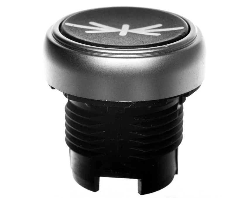 Napęd przycisku 22mm czarny z samopowrotem bez adaptera symbol ‑II (‑ LPCB1512 - obrazek 2