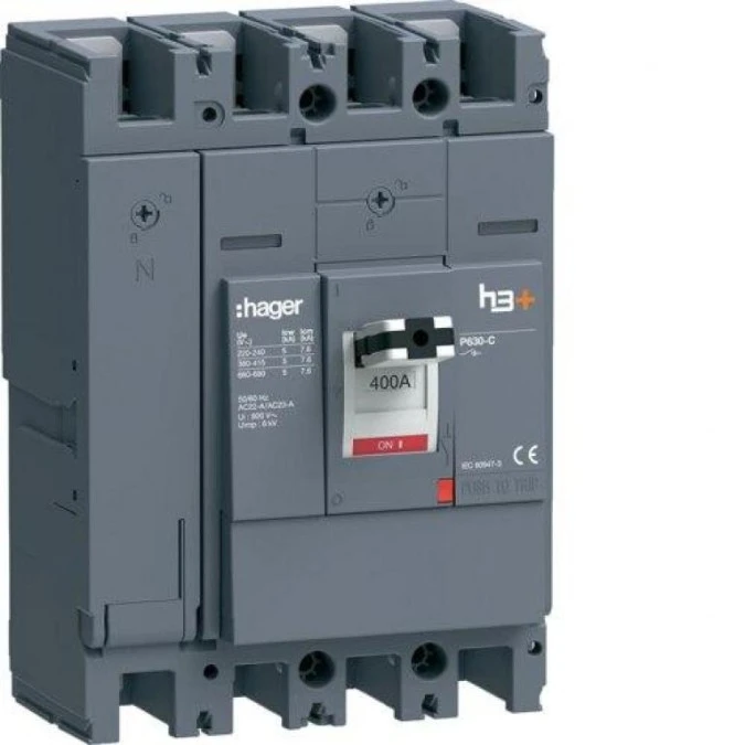 MCCB Rozłącznik mocy h3+ P630 4x400A HCW401AR - obrazek 1