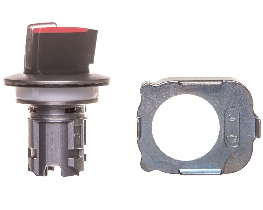Napęd przełącznika 2 położeniowy O‑I 30mm czerwony z podświetleniem z samopowrotem metal mat IP69k SIRIUS ACT 3SU1062‑2DC20‑0AA0 - obrazek 1
