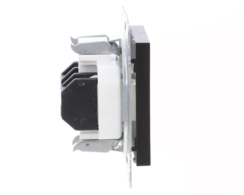 Lumina Gniazdo komputerowe podwójne RJ45 kat.5e UTP czarne WL2123 - obrazek 3