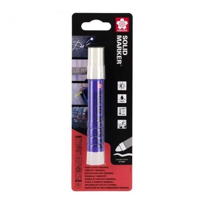 Marker Solid biały, Sakura SKBLXSC1A - obrazek 1
