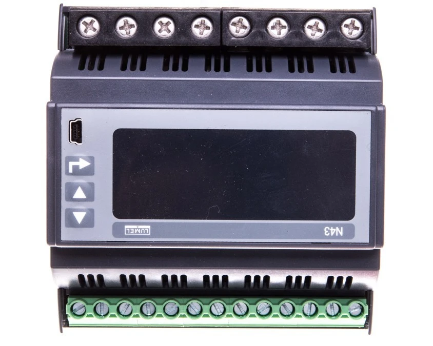 Miernik sieci 3‑fazowej wej. I 63A wej. U 3x230/400V zasilanie 85‑253V AC 90‑300V DC poska/angielska N43 22100M0 - obrazek 2