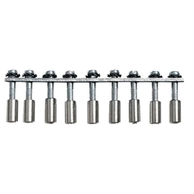 Mostek grzebieniowy MRK 16mm2 z wkrętami 9 polowy, T0‑2264‑1060159 - obrazek 1