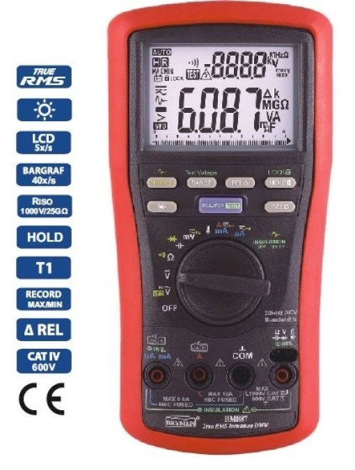Multimetr TRMS VFD rezystancja izolacji BM887 - obrazek 1