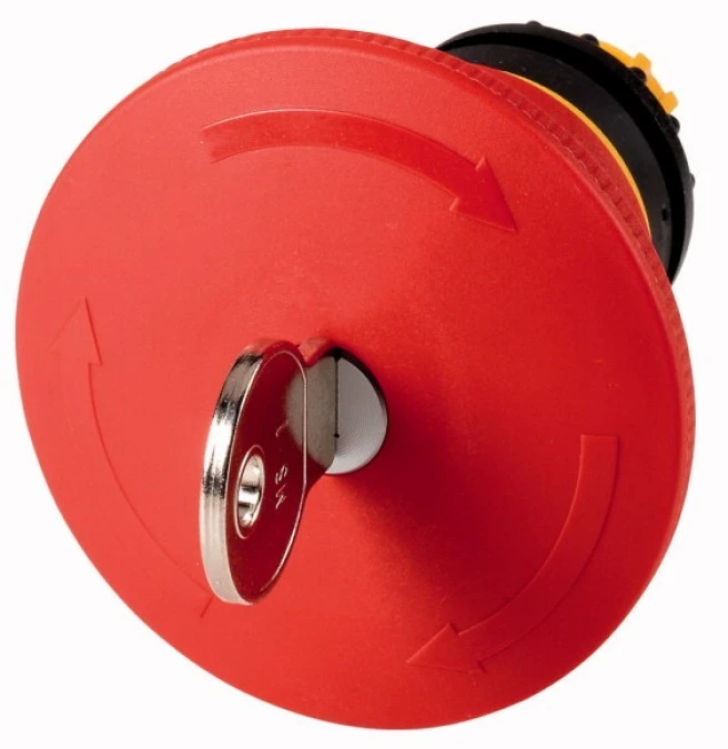 Napęd przycisku bezpieczeństwa czerwony 60mm z kluczykiem MS1 M22‑PVS60P‑MS1 121469 - obrazek 1