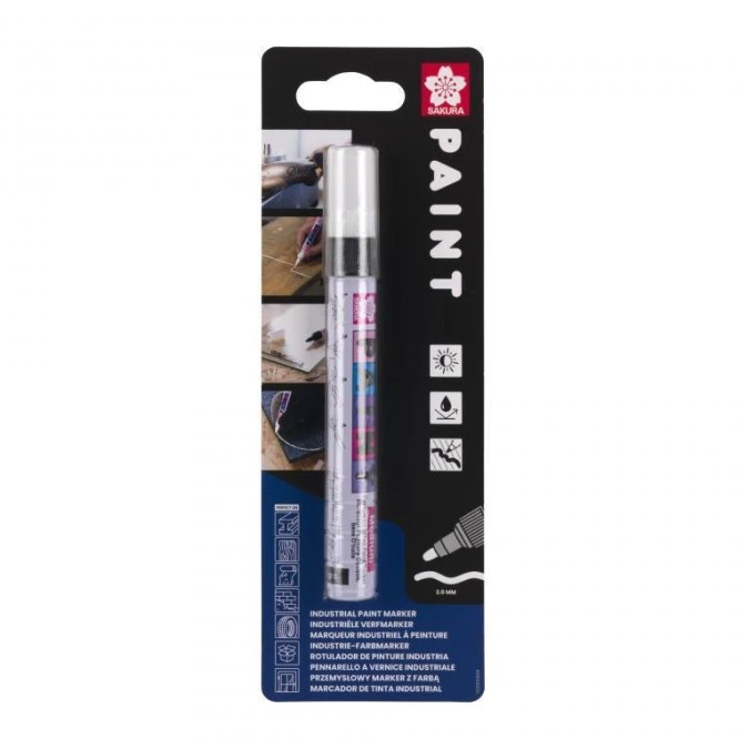 Marker Paint ze średnią czarną końcówką, Sakura SKBLXPMKB1A - obrazek 1