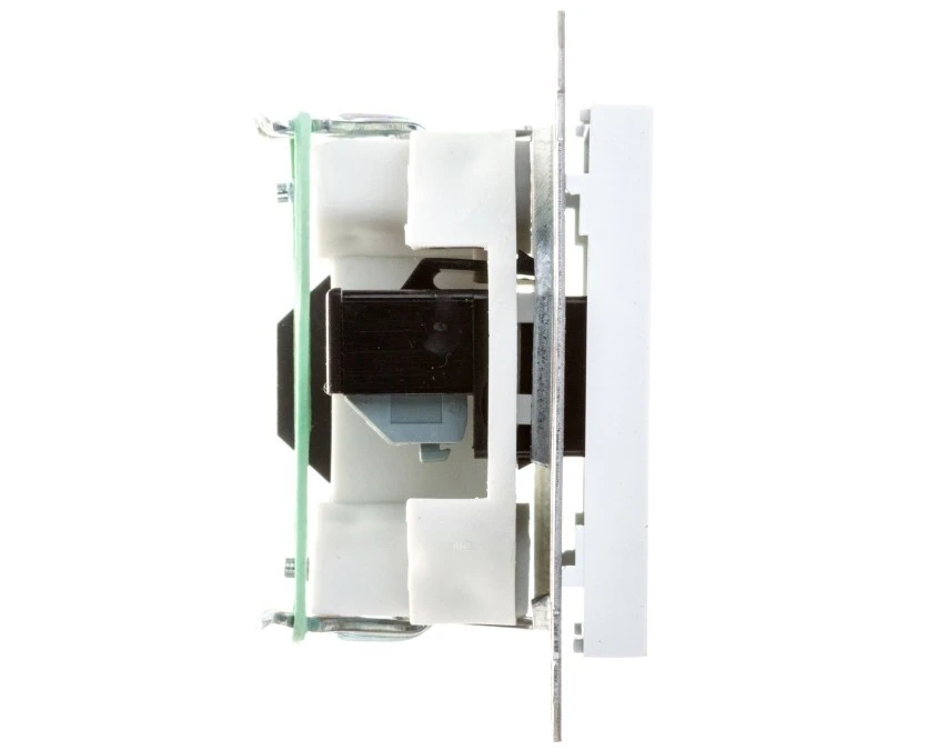 Lumina Gniazdo teleinformatyczne RJ11/12 + RJ45 białe WL2210 - obrazek 2