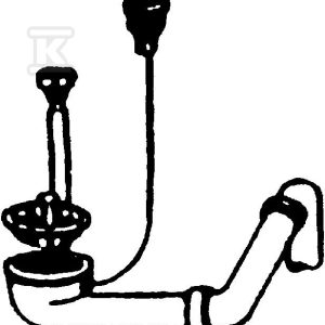 Zestaw odpływowy 3 1/2″ do wariantu 1 do zlewozmywaków: AMX, GAX, ANX, CPX 112.0006.251