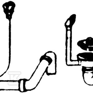 Zestaw odpływowy 3 1/2″ do wariantu 2 do zlewozmywaków: AMX, CPX 112.0006.254