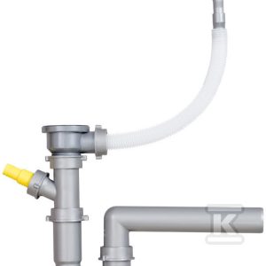 Zestaw odpływowy 1 1/2″ do zlewozmywaków 1-komorowych z przelewem 112.0048.804