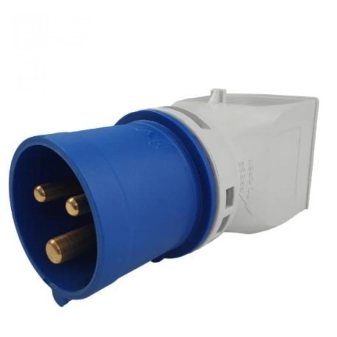 Marlanvil Adapter kempingowy wtyczka CEE 16A na 13A 250V gniazdo brytyjski standard przejściówka IP20 4654 6.8216.UK - obrazek 1