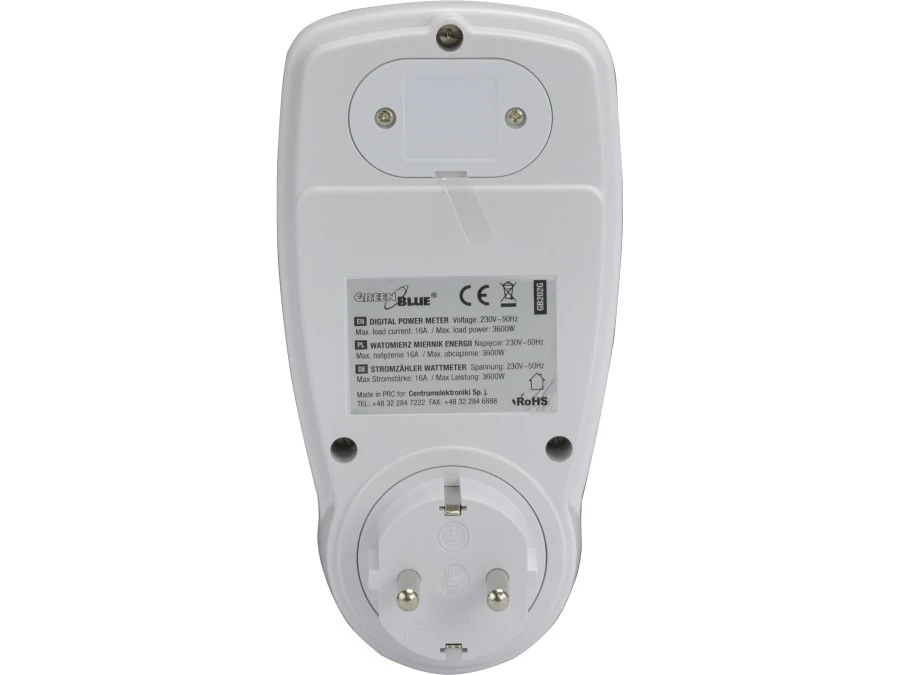 Miernik Energii Watomierz GreenBlue GB202G German plug GB202 - obrazek 2