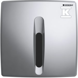 Elektroniczny zawór spłukujący do pisuaru, Basic, zasilanie 230V, chrom-mat 115.817.46.5