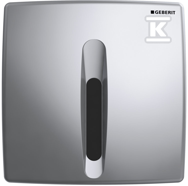 Elektroniczny zawór spłukujący do pisuaru, Basic, zasilanie 230V, chrom-mat 115.817.46.5 - obrazek 1