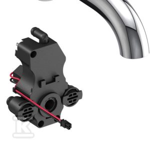 Bateria umywalkowa Piave, ścienna, zasilanie sieciowe, do podtynkowej skrzynki funkcyjnej, bez mieszacza, L17, chrom 116.261.21.1 Bateria umywalkowa Piave, ścienna, zasilanie sieciowe, do podtynkowej skrzynki funkcyjnej, bez mieszacza, L17, chrom 116.261.21.1