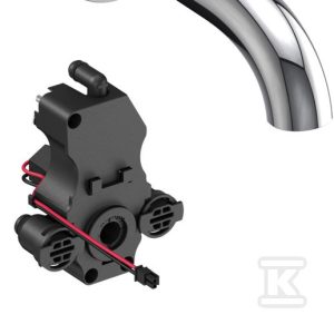 Bateria umywalkowa Piave, ścienna, zasilanie sieciowe, do podtynkowej skrzynki funkcyjnej, bez mieszacza, L22, chrom 116.281.21.1 Bateria umywalkowa Piave, ścienna, zasilanie sieciowe, do podtynkowej skrzynki funkcyjnej, bez mieszacza, L22, chrom 116.281.21.1