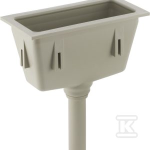 Zlew laboratoryjny prostokątny 295x145mm 352.389.08.1