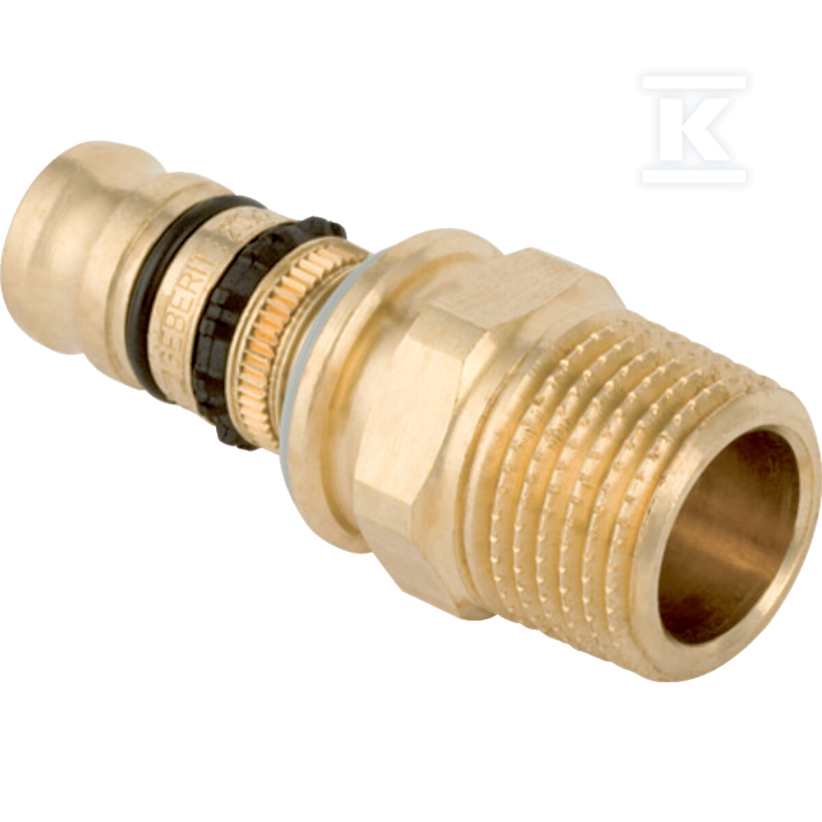 Złączka przejściowa Geberit Mepla z gwintem zewnętrznym: CC499K, d=40mm, R=1