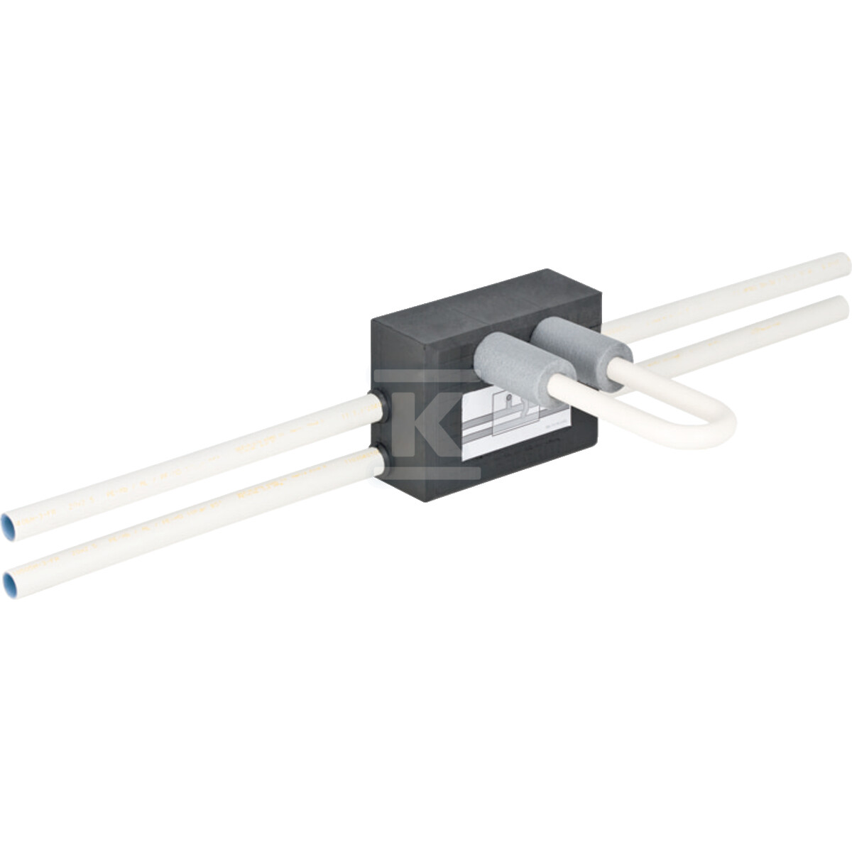 Blok montażowy typ T Geberit Mepla: PE-RT II / Al / PE-RT II, d=20mm, d1=16mm, d2=20mm, AD=5cm 612.265.00.1 - obrazek 1