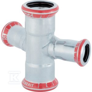 Czwórnik Geberit Mapress C-Stahl 30° redukcyjny: d=18mm, d1=15mm 21404 Czwórnik Geberit Mapress C-Stahl 30° redukcyjny: d=18mm, d1=15mm 21404