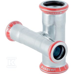 Czwórnik redukcyjny Geberit Mapress C-Stahl, z odsadzeniem: d=18mm, d1=15mm 21505 Czwórnik redukcyjny Geberit Mapress C-Stahl, z odsadzeniem: d=18mm, d1=15mm 21505