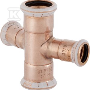 Czwórnik Geberit Mapress Kupfer 30° d22-15 61406 Czwórnik Geberit Mapress Kupfer 30° d22-15 61406