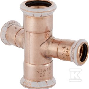 Czwórnik Geberit Mapress Kupfer 30° d28-15 61409 Czwórnik Geberit Mapress Kupfer 30° d28-15 61409