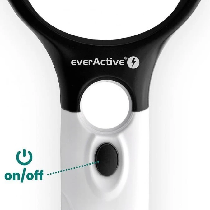 Lupa / szkło powiększające z podświetleniem LED everActive MG‑01 - obrazek 3