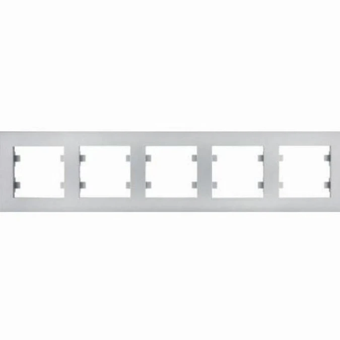 Lumina intense Ramka 5‑krotna pozioma srebrna WL5752 - obrazek 1