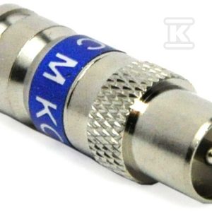 Złącze koncentryczne typu IEC M kompresyjne na kable typu RG 6 tc IEC-M 24726