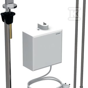 Bateria umywalkowa Piave, stojąca, zasilanie sieciowe, z natynkową skrzynką funkcyjną, z mieszaczem termostatycznym, chrom 116.167.21.1 Bateria umywalkowa Piave, stojąca, zasilanie sieciowe, z natynkową skrzynką funkcyjną, z mieszaczem termostatycznym, chrom 116.167.21.1