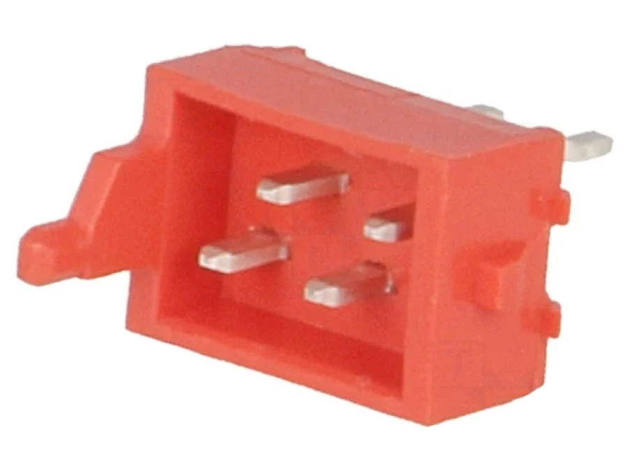 Micro‑MaTch gniazdo męskie 4‑PIN THT na PCB 1,5A Układ 2×2 215464‑4 AMP‑7‑215464‑4