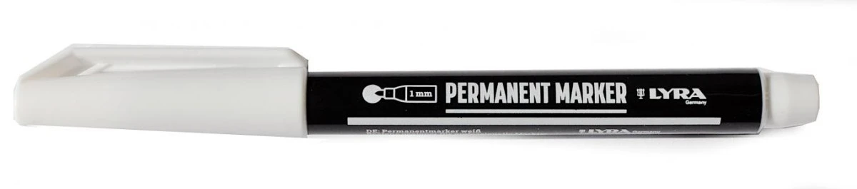 LYRA Marker permanentny biały 1 mm 1 sztuka / 4060001 - obrazek 1