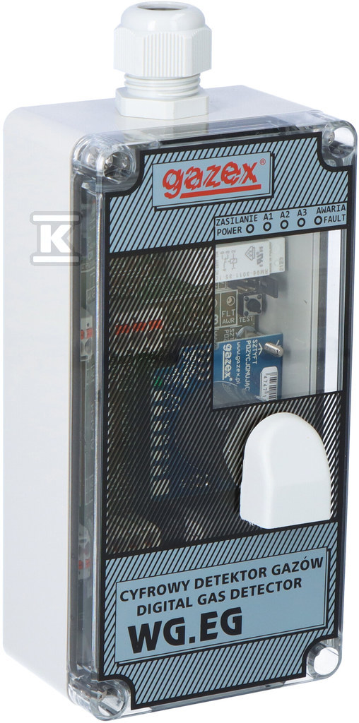 Detektor tlenku węgla WG-22 230V CO, 30/60/150ppm (s15), sensor p-p, zasilanie 230V WG-22.EG - obrazek 1