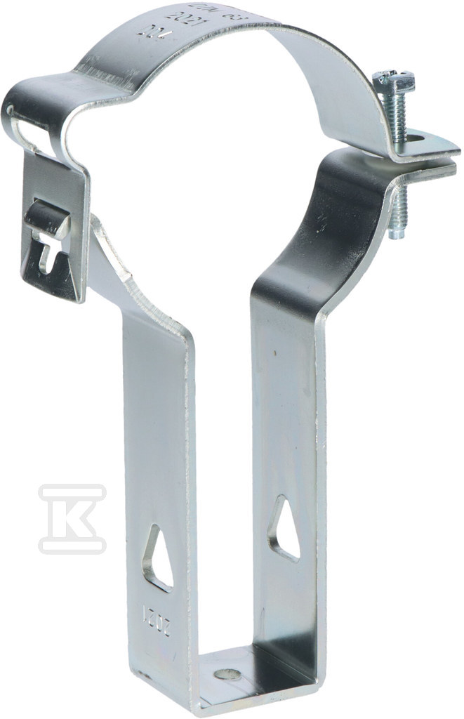 Uchwyt do rur 63mm regulowany, stalowy ocynkowany (Pluvia) 364.861.00.1 - obrazek 1