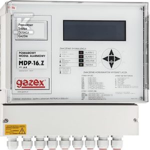 Moduł alarmowy pomiarowy MDP-16.ZA24/M 16 wej.,zasilanie 24V, port RS-485, 2 wyj.do zaworu Moduł alarmowy pomiarowy MDP-16.ZA24/M 16 wej.,zasilanie 24V, port RS-485, 2 wyj.do zaworu