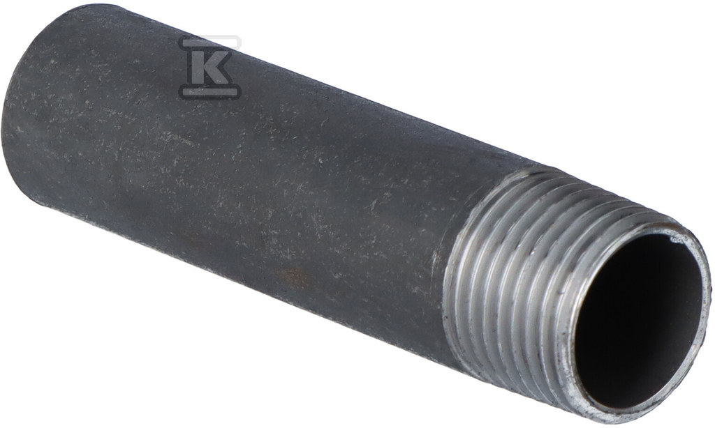 Sztucer stalowy czarny gwint jednostronny 1/2" L=80 987021008 J10AS - obrazek 1